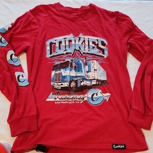 Cookies Red Long Sleeve Shirt
